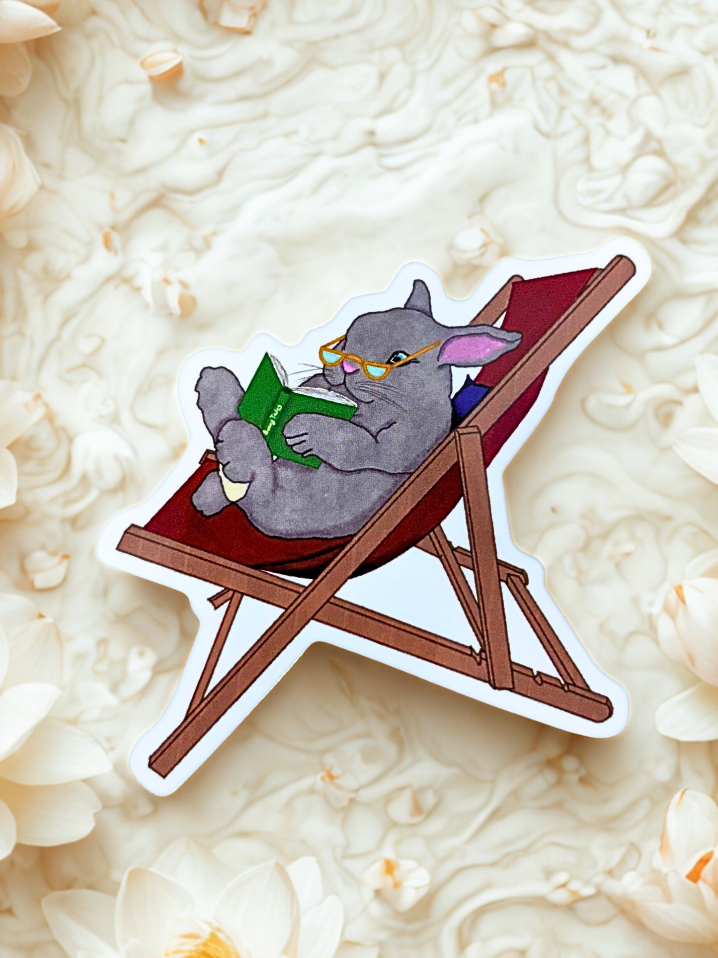 Some Bunnies Reading Sticker