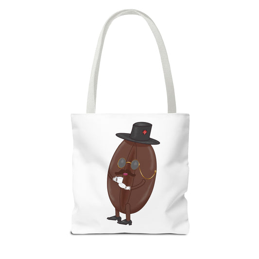 Coffee Bean Character Tote Bag - Perfect for Coffee Lovers