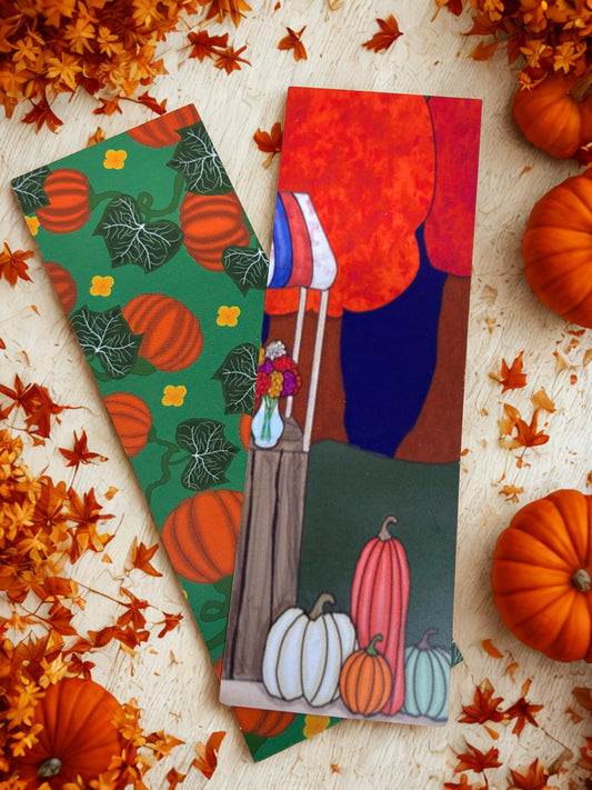 Fall bookmark collection