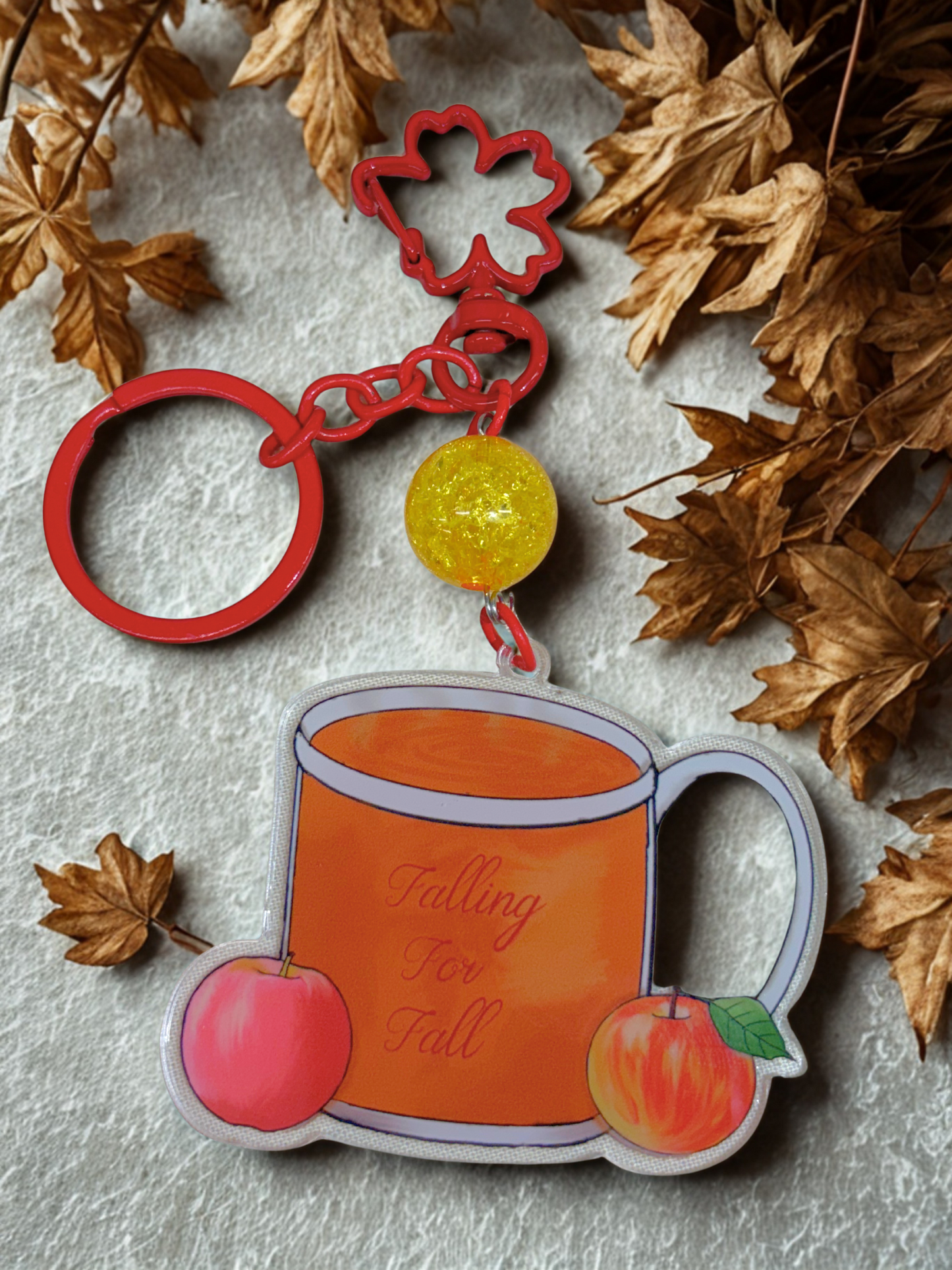 Apple Cider Keychain/Bag charm