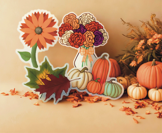 Fall sticker collection