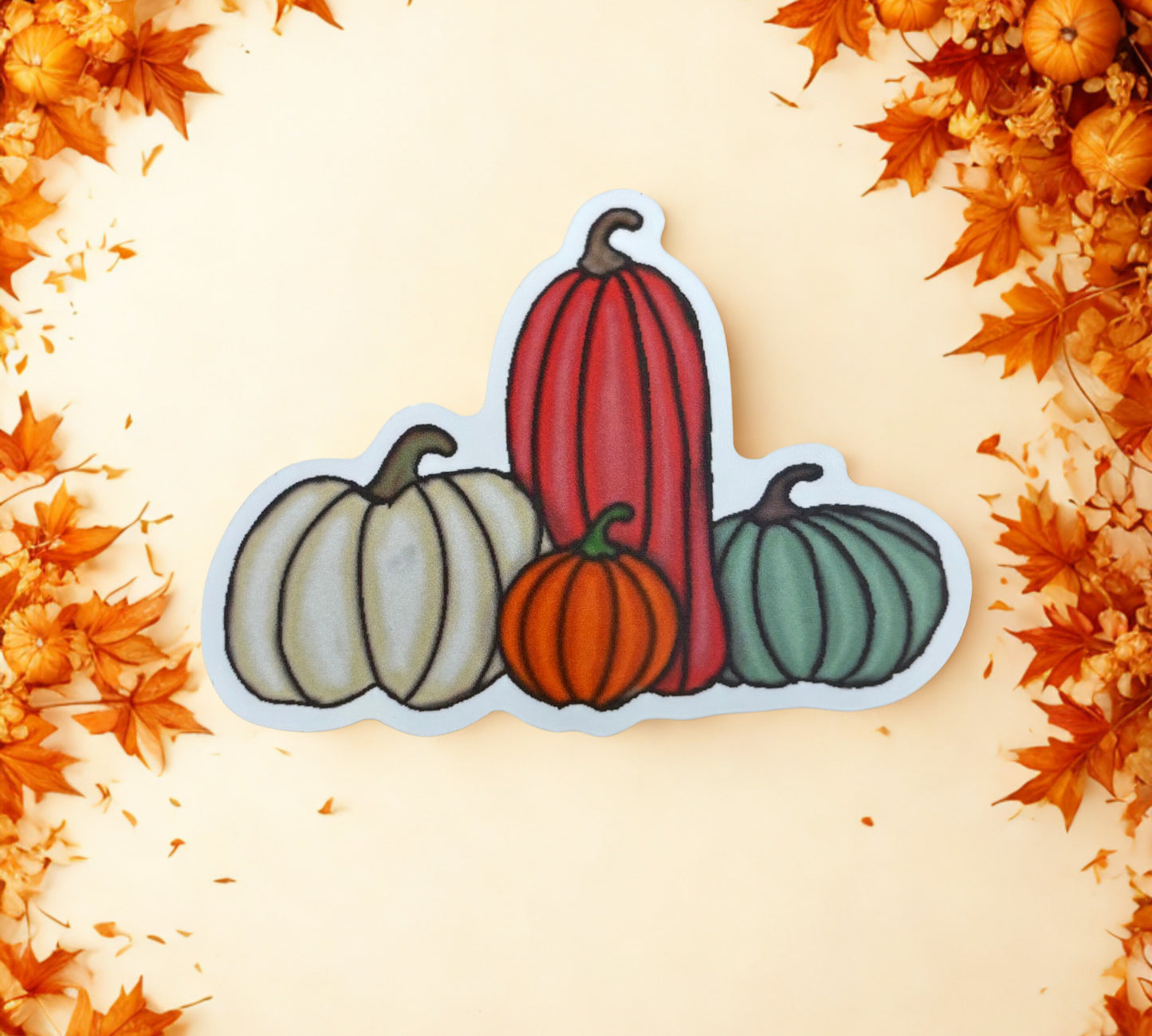 Fall Pumpkins Sticker