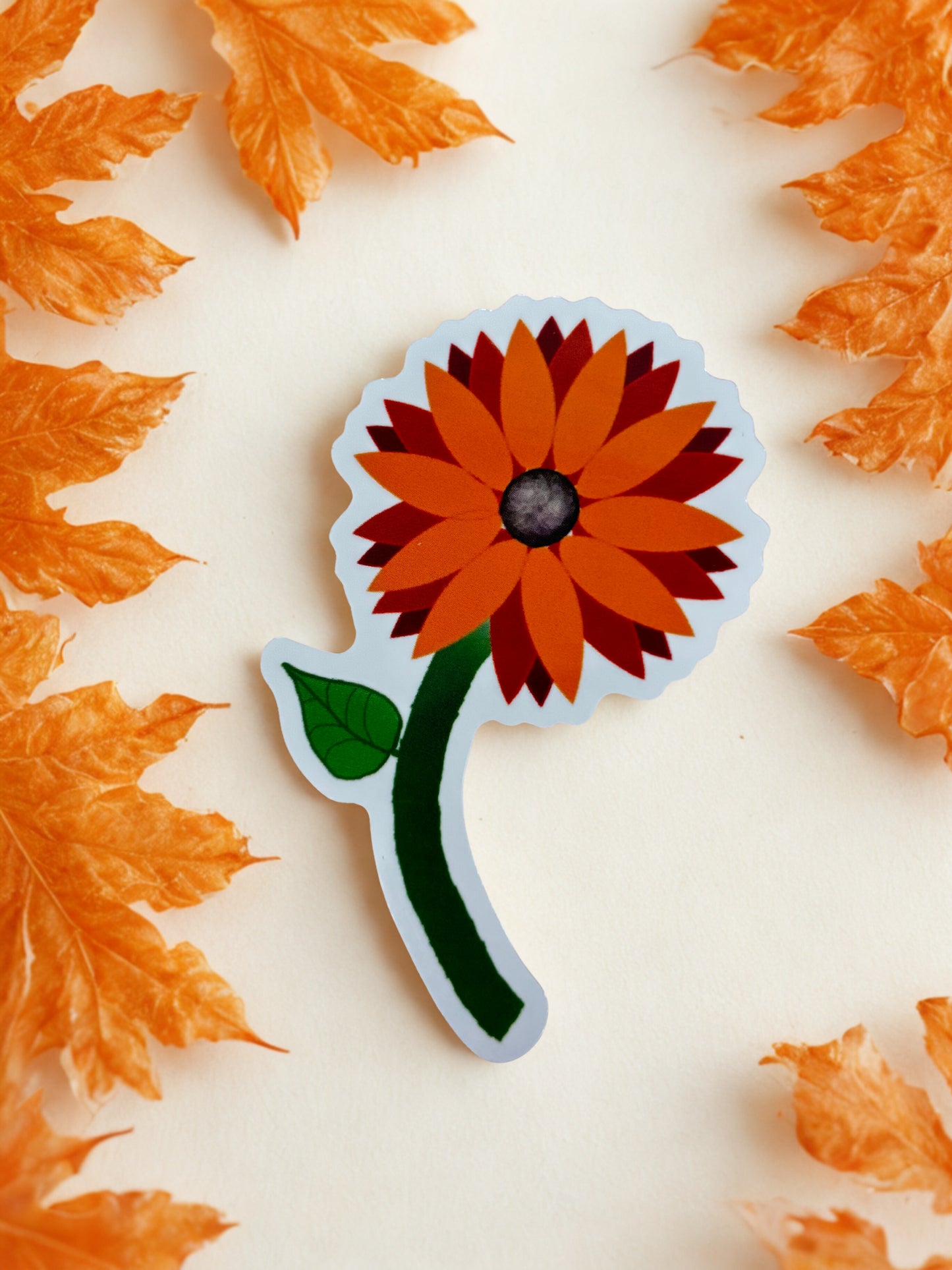 Fall Sunflower Sticker
