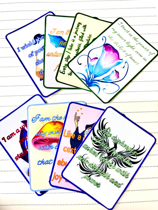 Victorian Inspired Affirmation Cards - Download